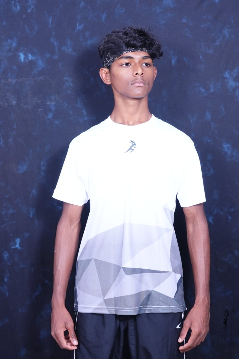 PRINTED T SHIRT FOR MEN , ACTIVE, GYM, RUNNING