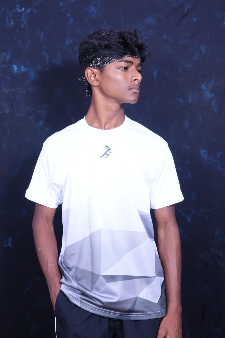 PRINTED T SHIRT FOR MEN , ACTIVE, GYM, RUNNING