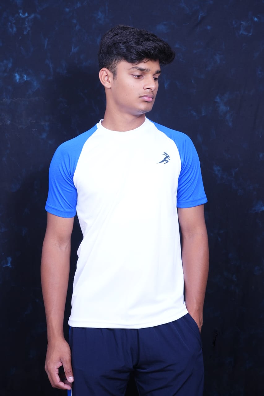 MENS ACTIVE, GYM TSHIRT RAGLON SLEEVE